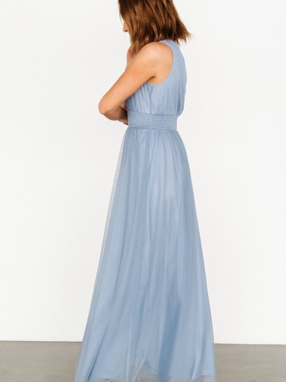 Baltic Born Dusty Blue Maxi Dress - Picture 5 of 5